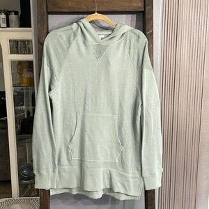 Maurices Light Sage Green Hooded Pullover Sweatshirt